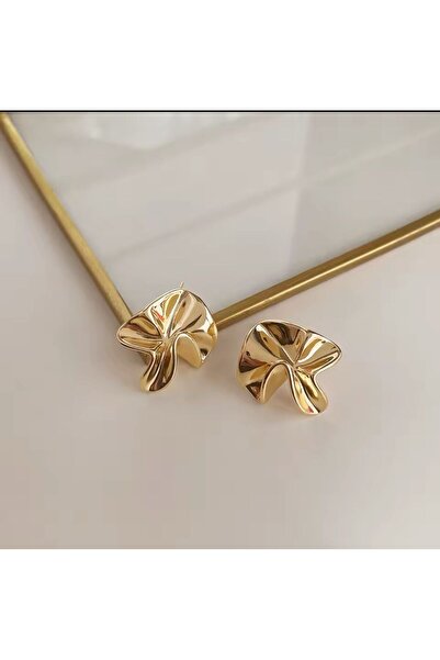 DEMOKAN Kadın Küpe Asimetrik Mini Küpe