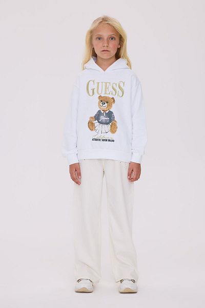 Guess Λευκό φούτερ για κορίτσια BG Store