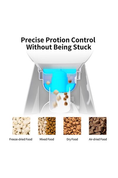KidLe Automatic Pet Feeder Large Capacity Cat Food Dispenser Cat Feeder