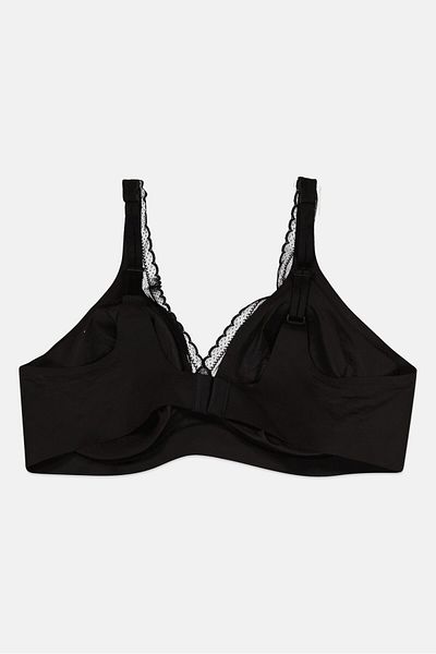 SLOGGI Women Textured Padded Body Adapt Twist T-Shirt Bra, Black
