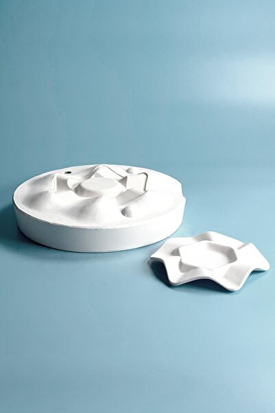 Ref-San Semazen Kahve Fincan Tabağı - Alçı Kalıp