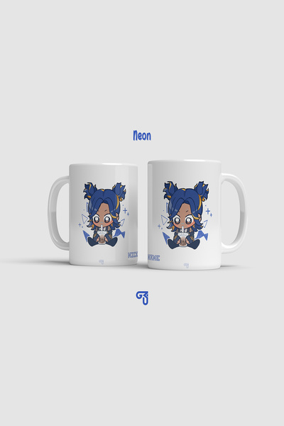 OziMugs Valorant Neon Chibi Kupa