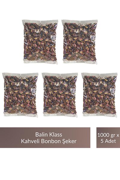 Kahve Dünyası Coffee Balin Sachet - Bonbon Candy, 1000 g X 5 Pieces