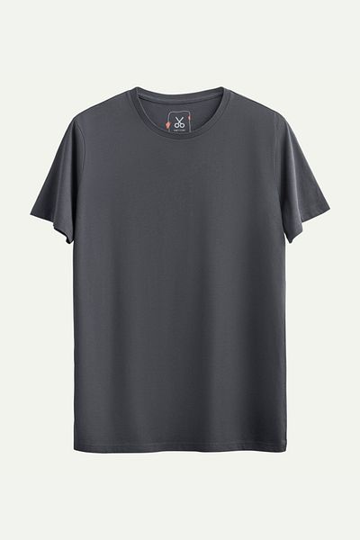 KAFT Unisex Basic T-Shirt Regular Fit - Plum