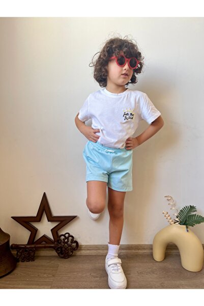 DİVİSTA Unisex Children's Multicolor Patterned Shorts