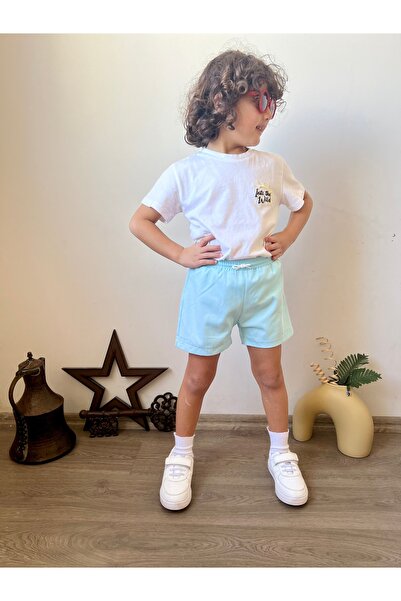 DİVİSTA Unisex Children's Multicolor Patterned Shorts