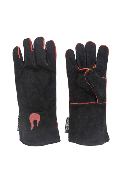 CHAR-BROIL Pair of Hand Stitched Leather BBQ Grill Gloves