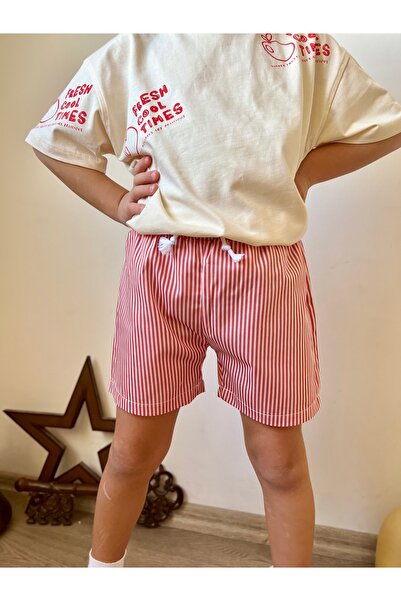 DİVİSTA Unisex Children's Multicolor Patterned Shorts