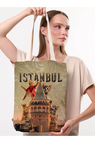 Çınar Bez Çanta Shoulder Bag - Cream - Çınar Cloth Bag