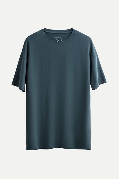KAFT Unisex Oversize/ Relax Fit Basic T-Shirt - Ωκεανός