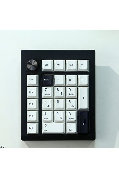 Choice black ZUOYA GMK26  QMK/VIA Gasket Number Pad Bluetooth 5.0/2.4ghz/Wired Hot Swappable Numpad Program