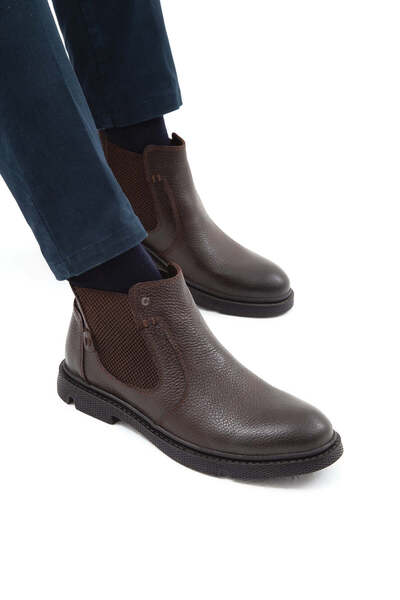 Tamer Tanca Tamer Tanca Erkek Hakiki Deri Klasik Bot 818 525 Erk Bot Sk21-22