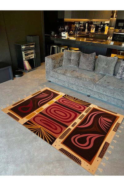 Rugs Modern Halı Covor decorativ Royal Karma, cu model de forme abstracte și ...