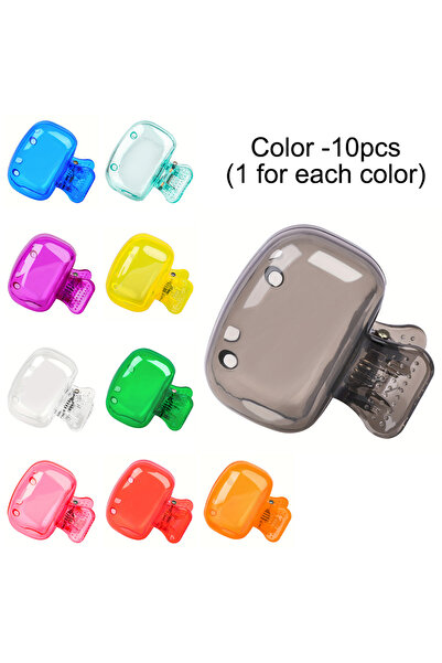 Choice 10 قطع من أغطية رؤوس فرشاة الأسنان للسفر بألوان عشوائية وغطاء واقي لفر...