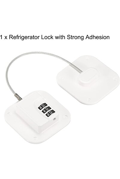 Primo Plus Adhesive Password Protection Refrigerator Window Door And Cupboard Cabinet Children Safety Lock