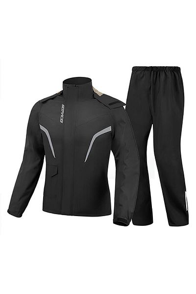 Scoyco Rc10 Raincoat Suit Black