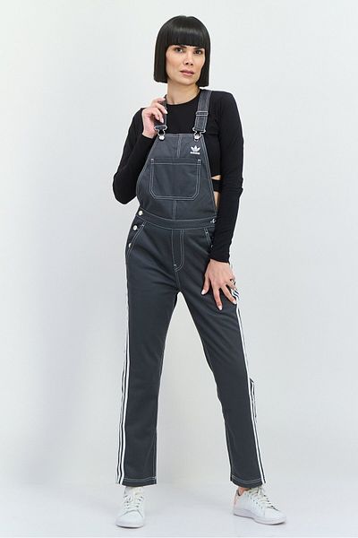 adidas Women Sportswear Fit Outdoor Jumpsuits, Dark Grey