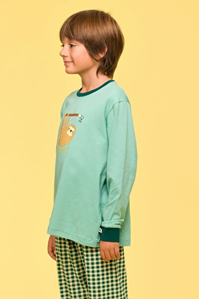 Woody 2-8 Years Old Boy Pajamas-Plc - 730-Light Blue