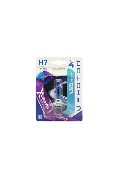 Photon H7 12v 55w Beyaz Xen Vision Tekli Blister Ampul