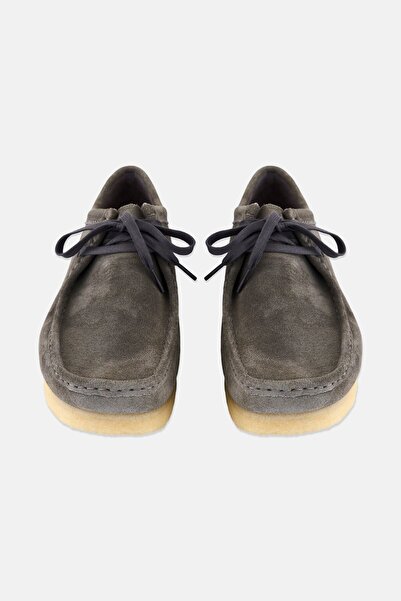 CLARKS Men Standard Wallabee Lace Up Casual Shoes, Grey