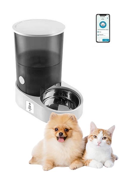 KidLe Automatic Cat Feeder Pet Feeder Cat Dog Feeder Cat Food Dispenser