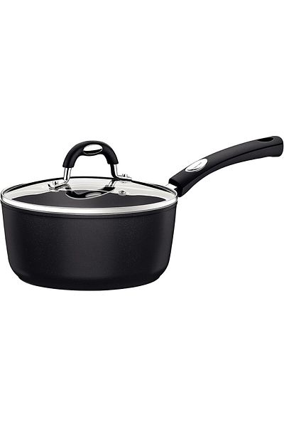 TRAMONTINA Since 1911, Made In Brazil - Monaco Induction 20cm 2.6l Black Aluminum Saucepan