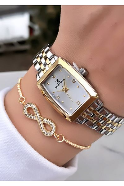 Daniel Klein New Season Steel Band Women's Watch and Bracelet Gift Dk