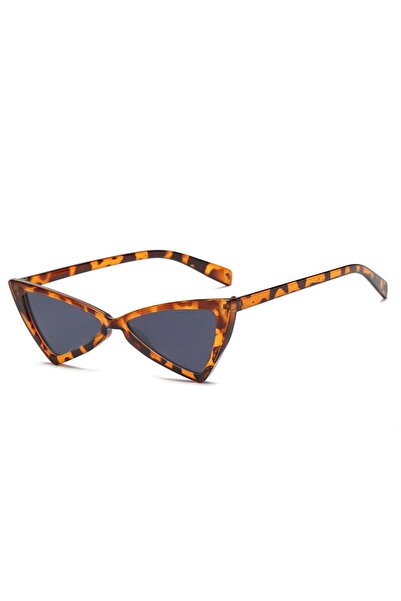 Toz Vintage Krazzi Butterfly Leopard Cat Sunglasses - Black Glass