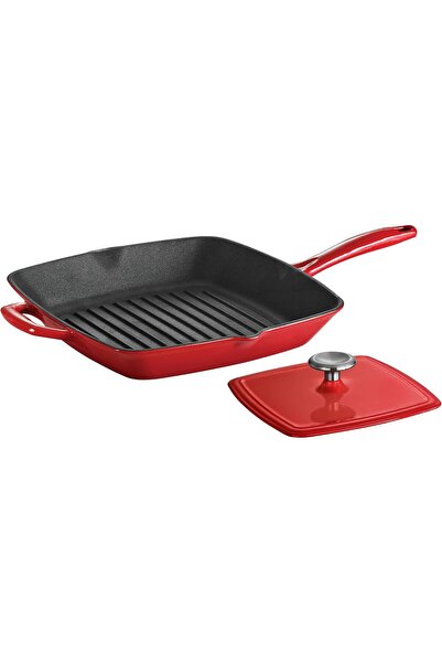 TRAMONTINA Since 1911, Made In Brazil - Enameled Cast Iron Grill Pan With Pre...