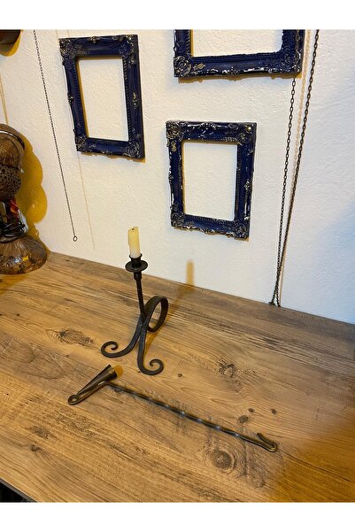 ANTİKA AYAL Antika Şamdan mum söndürücü