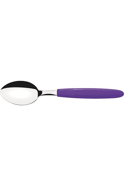 TRAMONTINA Since 1911, Made In Brazil - Ipanema Stainless Steel Table Spoon With Purple Polypropylene Handle