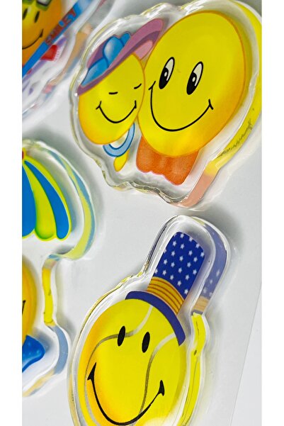 karinabest Autocolant cu gel 3D Girafă Față zâmbitoare Autocolant de vară