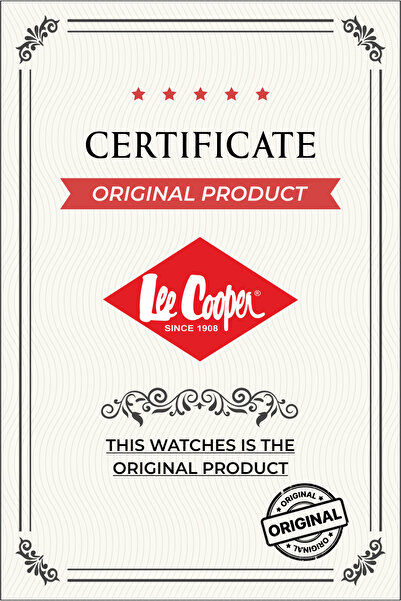 Lee Cooper Orijinal Lee Cooper Fonksiyonlu Takvimli Lacivert Erkek Kol Saati