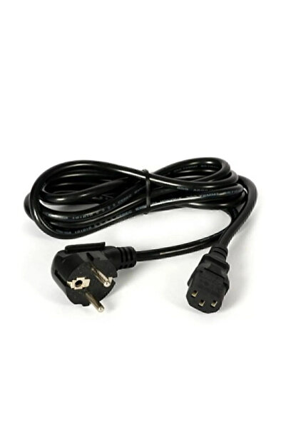 OZSUADAPTOR Power Güç Kablosu Kasa Pc Monitör Terazi İçin Bakır Elektrik Kablo 2 Mt 2 Metre 10A