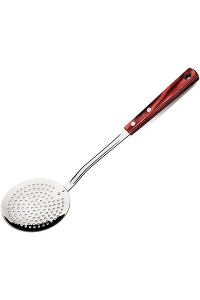 TRAMONTINA منذ عام 1911، صنع في البرازيل - مقشدة من الفولاذ المقاوم للصدأ بمقبض من الخشب الأحمر المعالج