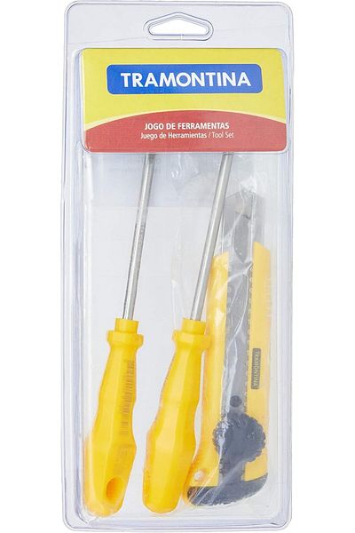 TRAMONTINA Since 1911, Made In Brazil - 3pcs Tool Set