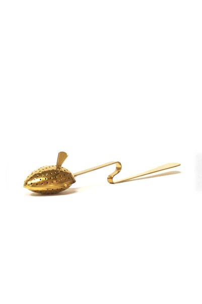 Beta Tea Paslanmaz Çelik Süzgeç Gold - Ba0061