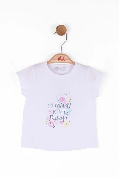 nk kids Tricou cu iepure fetiță
