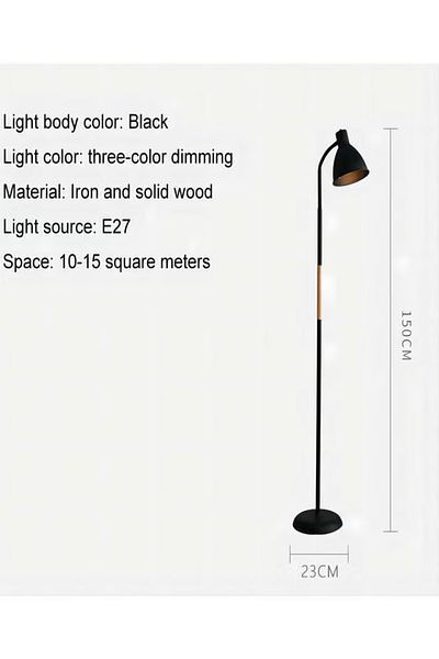COOYA 150CM LED Adjustable Floor Lamp, Illuminate a Range of 10-15 Square Meters, for Study/Living Room