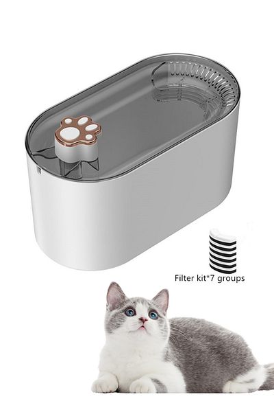 KidLe 3L Large Capacity Cat Water Fountain Automatic Cat Water Dispenser
