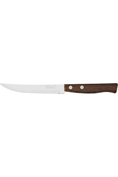 TRAMONTINA Since 1911, Made In Brazil - Tradicional 2 Pcs 5 In Steak Knife Set With Stainless Steel Blade