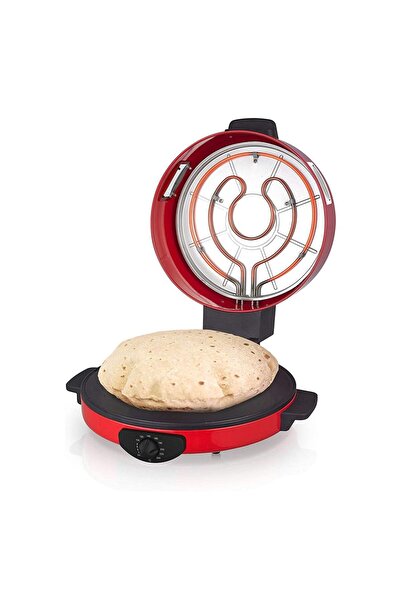 SAACHİ ماكينة صنع الروتي والبيتزا ساشي 40 سم - أحمر