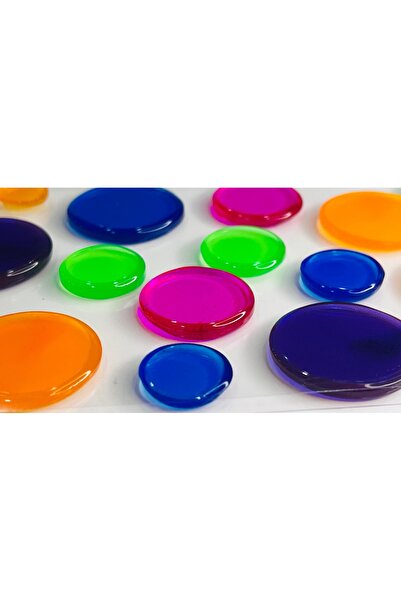 karinabest Autocolant cu gel 3D Girafe Autocolant cu inele de bomboane