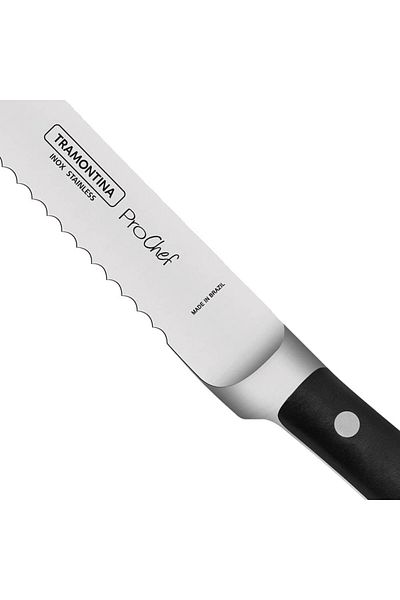 TRAMONTINA Since 1911, Made In Brazil - Prochef 8 Inches Bread Knife With Stainless Steel Blade