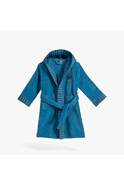 Green Black رداء حمام للأولاد باللون الأزرق - Power