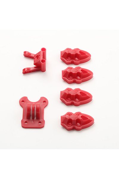 YSIDO Red Kit Camera Mounting/Antenna/Motor Mounting Base 3D Print Kit for Mark4 5in 7inch 295mm RC Plane