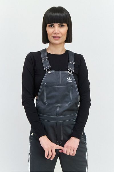 adidas Women Sportswear Fit Outdoor Jumpsuits, Dark Grey