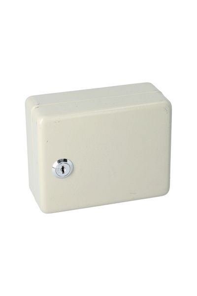 HONEYBEE 10-Hooks Powder Coated Durable and Elegant Key Box Light Beige