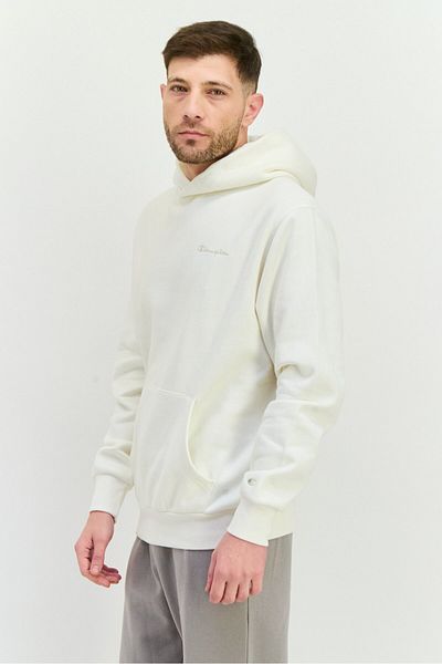 Champion Men Sportswear Fit Long Sleeve Outdoor Sweatshirts, Off White
