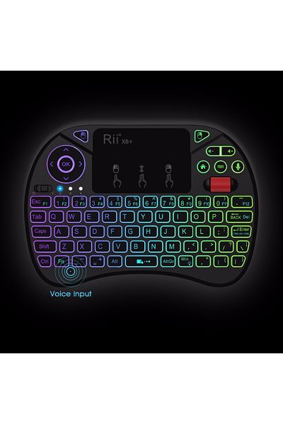 Choice English Keyboard Rii X8 Mini Keyboard With Touchpad For Android Tv Box Smart Tv/pc/ipad Voice Searc